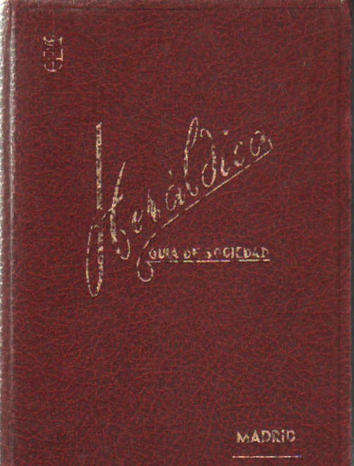 HERÁLDICA, GUIA DE SOCIEDAD, 1975 MADRID
