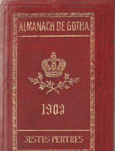 ALMANACH DE GOTHA. ANNUAIRE 1903