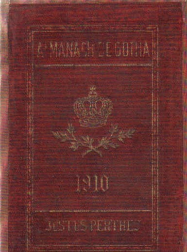 ALMANACH DE GOTHA. ANNUAIRE 1910