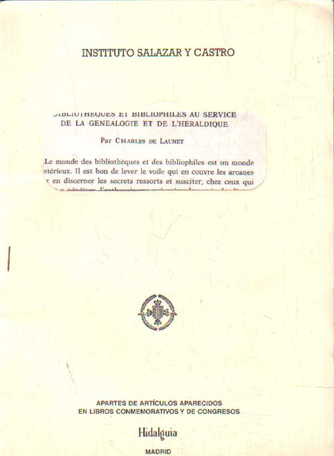 HIDANGÍA. APARTES DE ARTICULOS APARECIDOS EN LIBROS CONMEMORATIVOS Y DE CONGRESOS