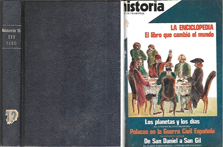 REVISTA HISTORIA 16. Nº 53, 54, 55 Y 56. TOMO III 1980
