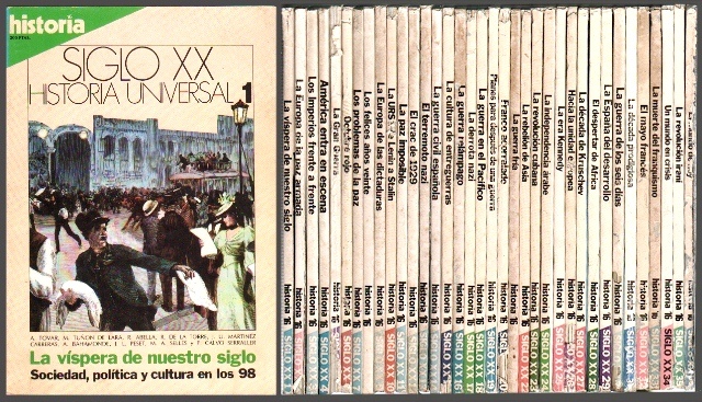 REVISTA HISTORIA SIGLO XX HISTORIA UNIVERSAL - 36 REVISTAS