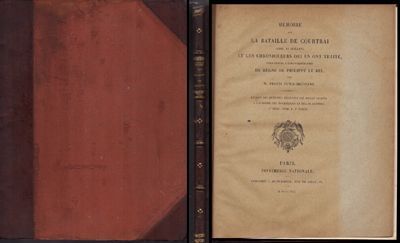 MEMOIRE SUR LA BATAILLE DE COURTRAI, 1302, 11 JUILLET). 1ª SERIE TOMO X, 1ª PARTE.