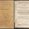 PRONTUARIO, RECOPILACION DE VARIOS ARTICULOS ORDENANZA DE REEMPLAZOS DE 1800…