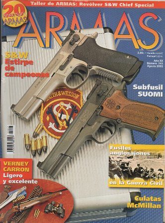 REVISTA ARMAS nº 243-2002. ESTIRPE DE CAMPEONAS. SUBFUSIL SUOMI