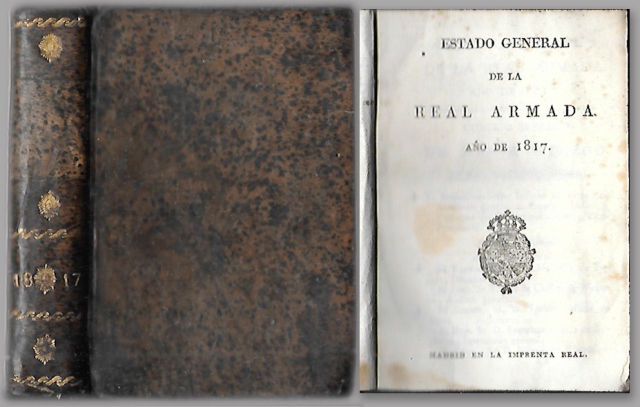 ESTADO GENERAL DE LA REAL ARMADA AÑO DE 1817