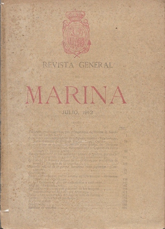REVISTA GENERAL DE MARINA JUNIO 1912 - TOMO LXXI