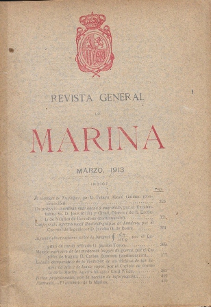REVISTA GENERAL DE MARINA MARZO 1913