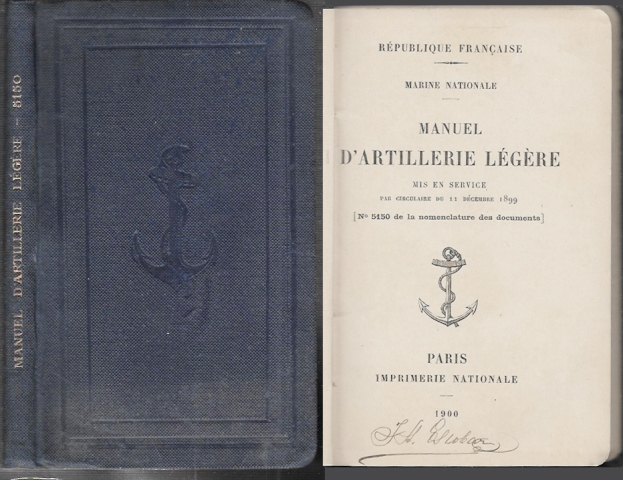 MANUEL D' ARTILLERIE LÉGÉRE
