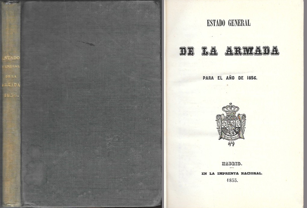 ESTADO GENERAL DE LA ARMADA PARA EL AÑO 1856