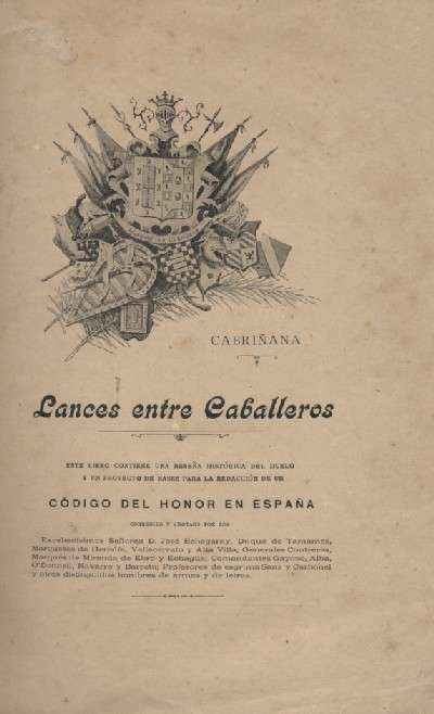 LANCES ENTRE CABALLEROS