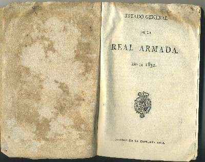 ESTADO GENERAL DE LA ARMADA PARA EL AÑO DE 1831