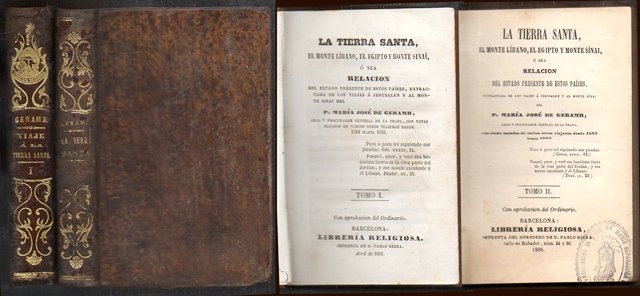 LA TIERRA SANTA. EL MONTE LIBANO, EL EGIPTO Y MONTE SINAI. TOMO I Y II (TOMO XXVIII Y XXXIX)