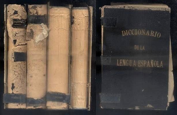 DICCIONARIO GENERAL ETIMOLOGICO DE LA LENGUA ESPAÑOLA.TOMOS 1, 2 4 Y 5.