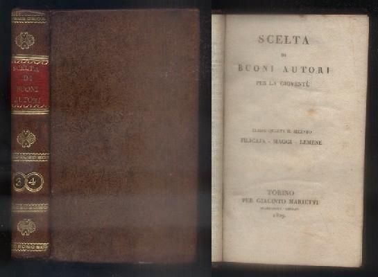 S CELTA DI BUONI AUTORI PER LA GIOVENTU. POESIE SCELTE. TOMOS 3 y 4.