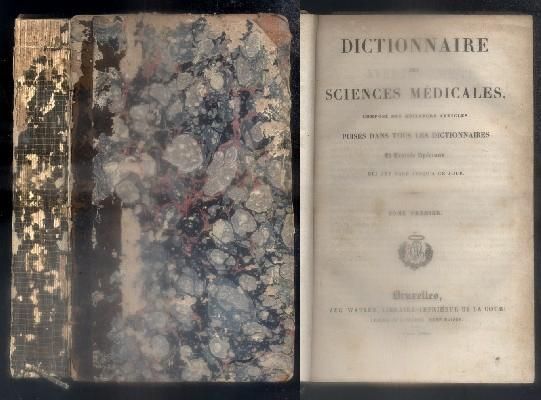 DICTIONNAIRE DES SCIENCES MEDICALES. VOLUMEN PRIMERO.