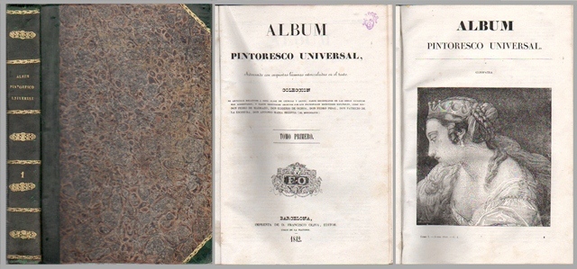 ÁLBUM PINTORESCO UNIVERSAL TOMO PRIMERO