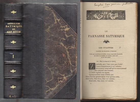 LE PARNASSE SATYRIQUE DU XIXE-SIECLE. TOMO I.