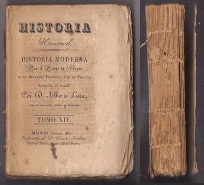 HISTORIA UNIVERSAL, HISTORIA MODERNA. TOMO XIV.