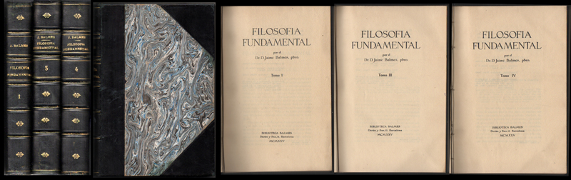 FILOSOFIA FUNDAMENTAL. TOMOS I, III Y IV. FALTA TOMO II.