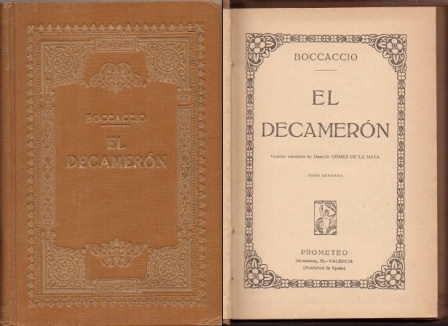 EL DECAMERON. TOMO SEGUNDO.