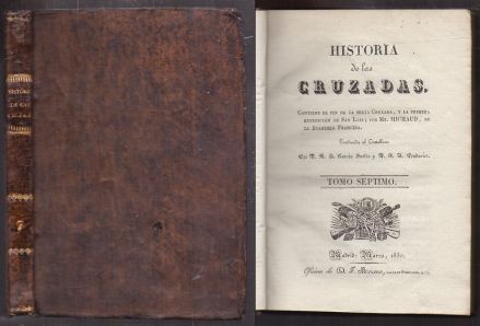 HISTORIA DE LAS CRUZADAS SEGUNDA PARTE TOMO SEPTIMO