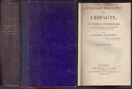 ITINERAIRE DESCRPTIF DE L'ESPAGNE ET TABLEAU ELEMENTAIRE