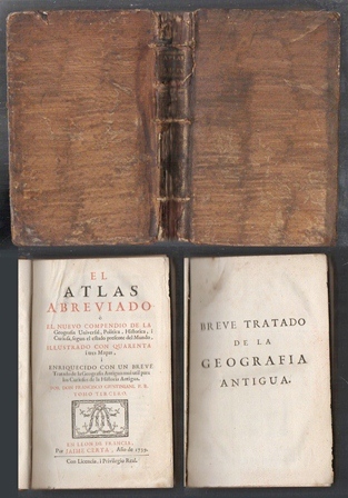 EL ATLAS ABREVIADO - TOMO TERCERO - AÑO DE 1739