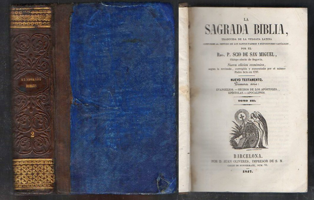 LA SAGRADA BIBLIA  - TOMO III (NUEVO TESTAMENTO)