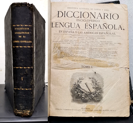 DICCIONARIO ENCICLOPEDICO DE LA LENGUA ESPAÑOLA - TOMO I
