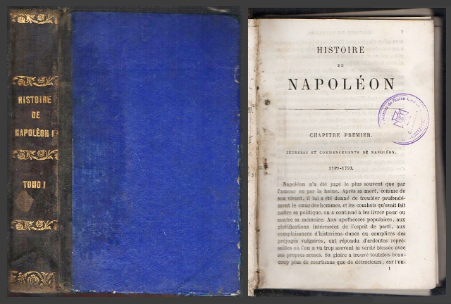 HISTOIRE DE NAPOLEON I - TOMO PREMIER