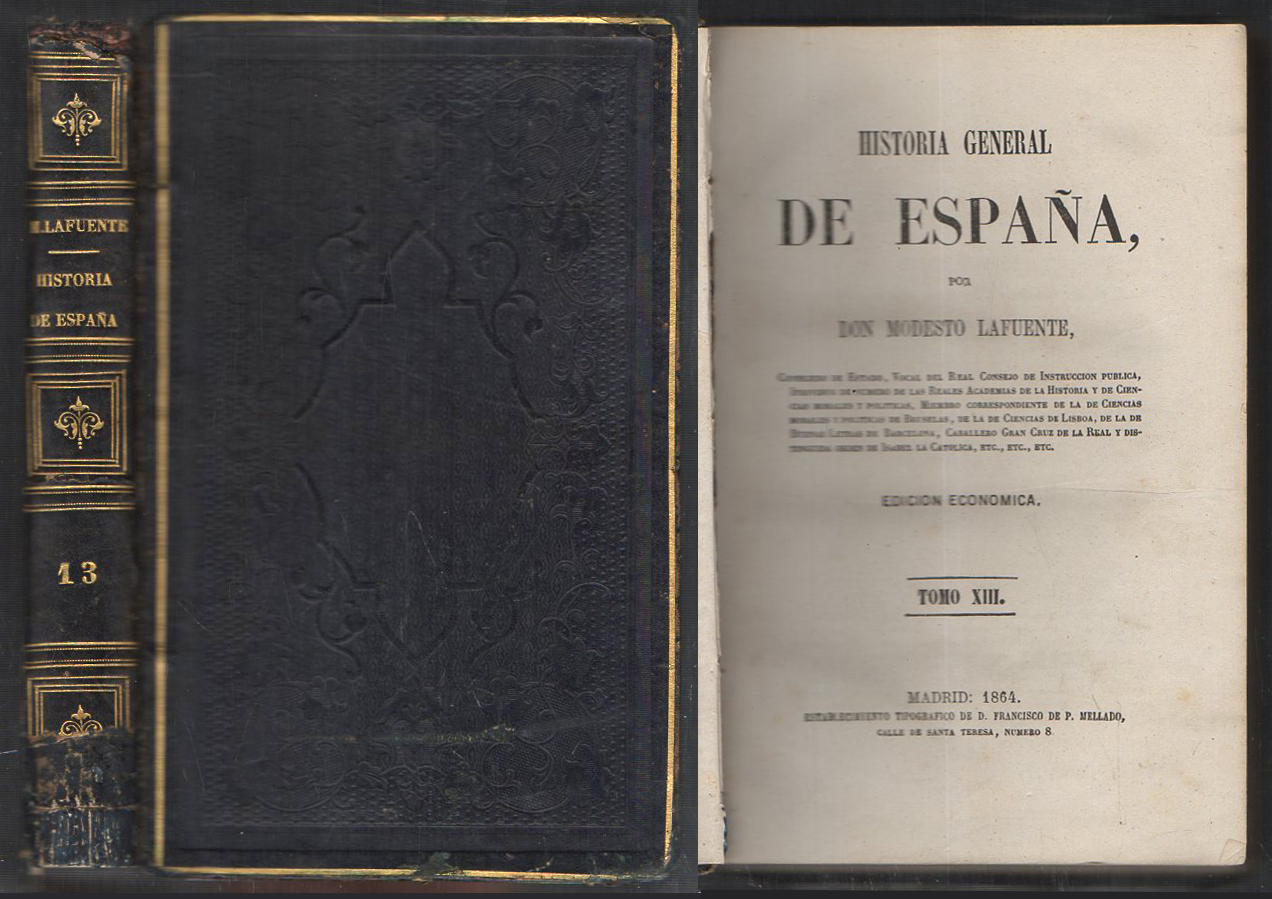 HISTORIA GENERAL DE ESPAÑA TOMO XIII (EDICION ECONOMICA)
