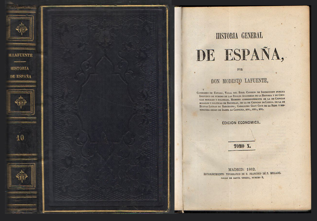 HISTORIA GENERAL DE ESPAÑA TOMO X (EDICION ECONOMICA)