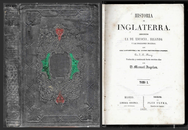HISTORIA DE INGLATERRA - TOMO PRIMERO