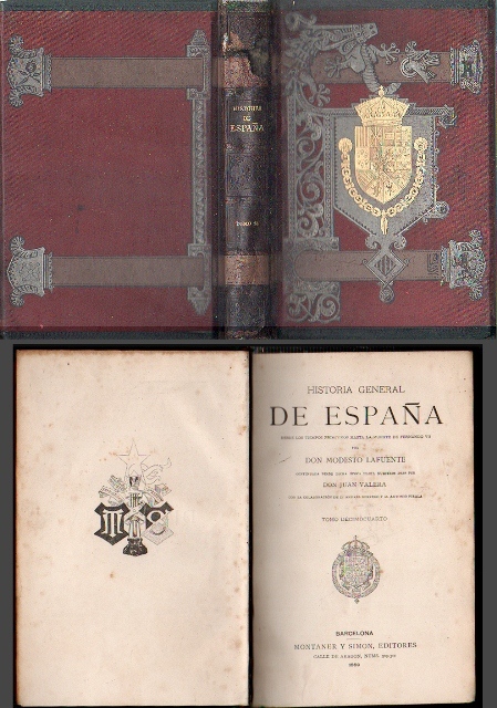 HISTORIA GENERAL DE ESPAÑA - TOMO DECIMOCUARTO