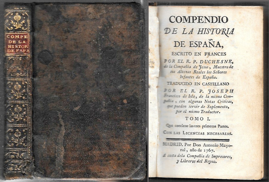 COMPENDIO DE LA HISTORIA DE ESPAÑA - TOMO I