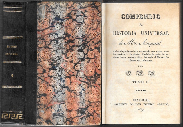 COMPENDIO DE HISTORIA UNIVERSAL DE MR. ANQUETIL TOMO II