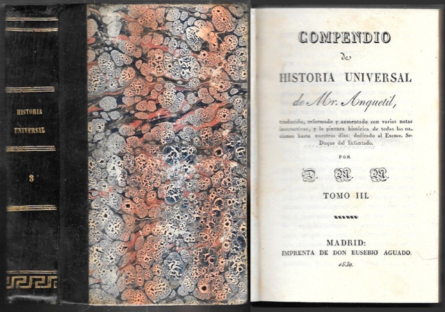 COMPENDIO DE HISTORIA UNIVERSAL DE MR. ANQUETIL TOMO III