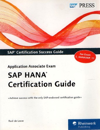 SAP HANA CERTIFICATION GUIDE (EN INGLÉS)     RUDI DE LOUW