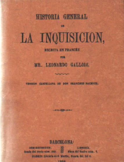 HISTORIA GENERAL DE LA INQUISICIÓN