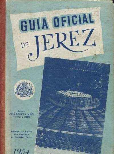 GUIA OFICIAL DE JEREZ 1954