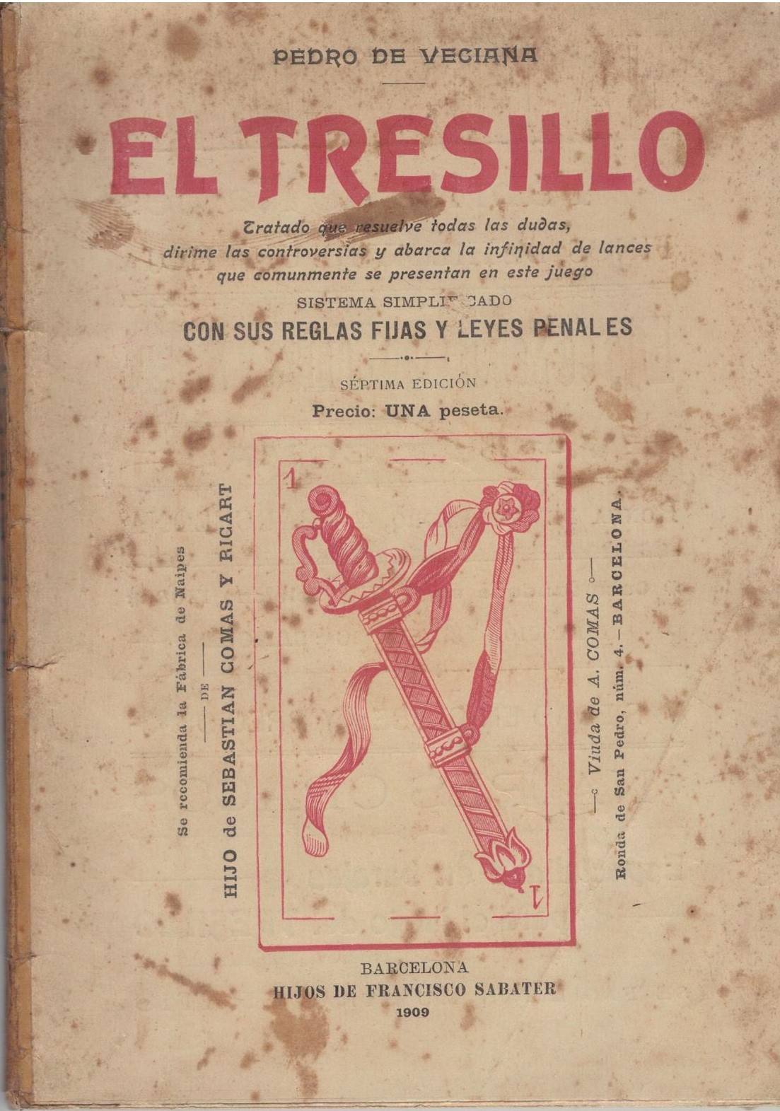 EL TRESILLO CON SUS REGLAS FIJAS Y LEYES PENALES
