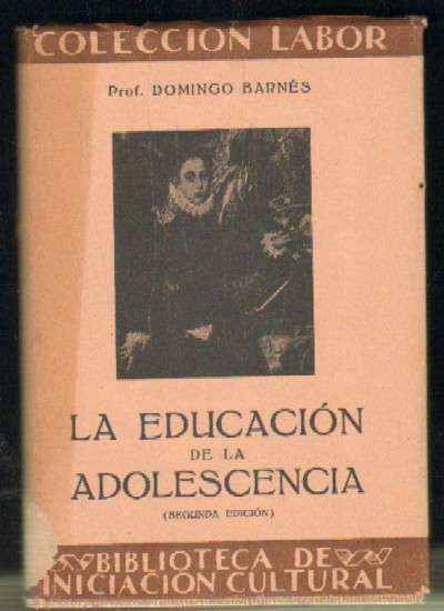 LA EDUCACION DE LA ADOLESCENCIA