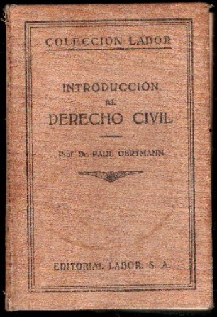 INTRODUCCION AL DERECHO CIVIL.