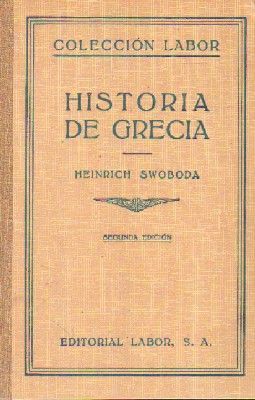 COLECCIÓN LABOR: HISTORIA DE GRECIA