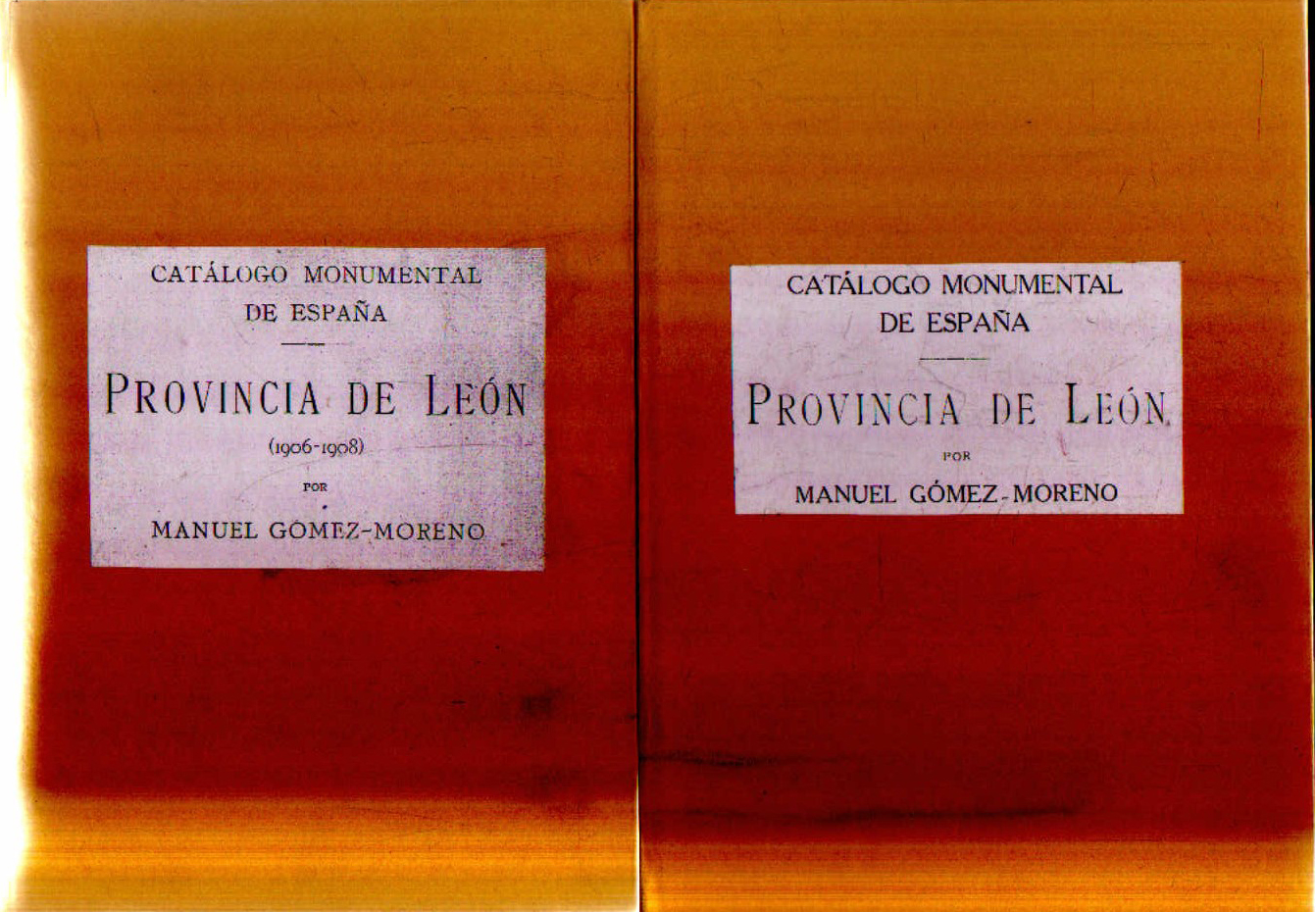 CATALOGO MONUMENTAL DE ESPAÑA: PROVINCIA DE LEÓN (2 TOMOS)