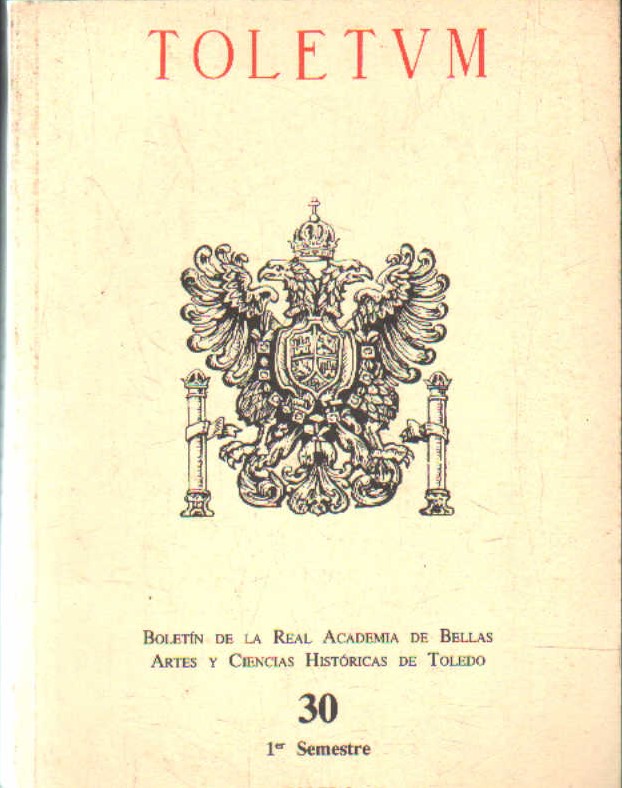 TOLETVM Nº30. 1º SEMESTRE, 1994.