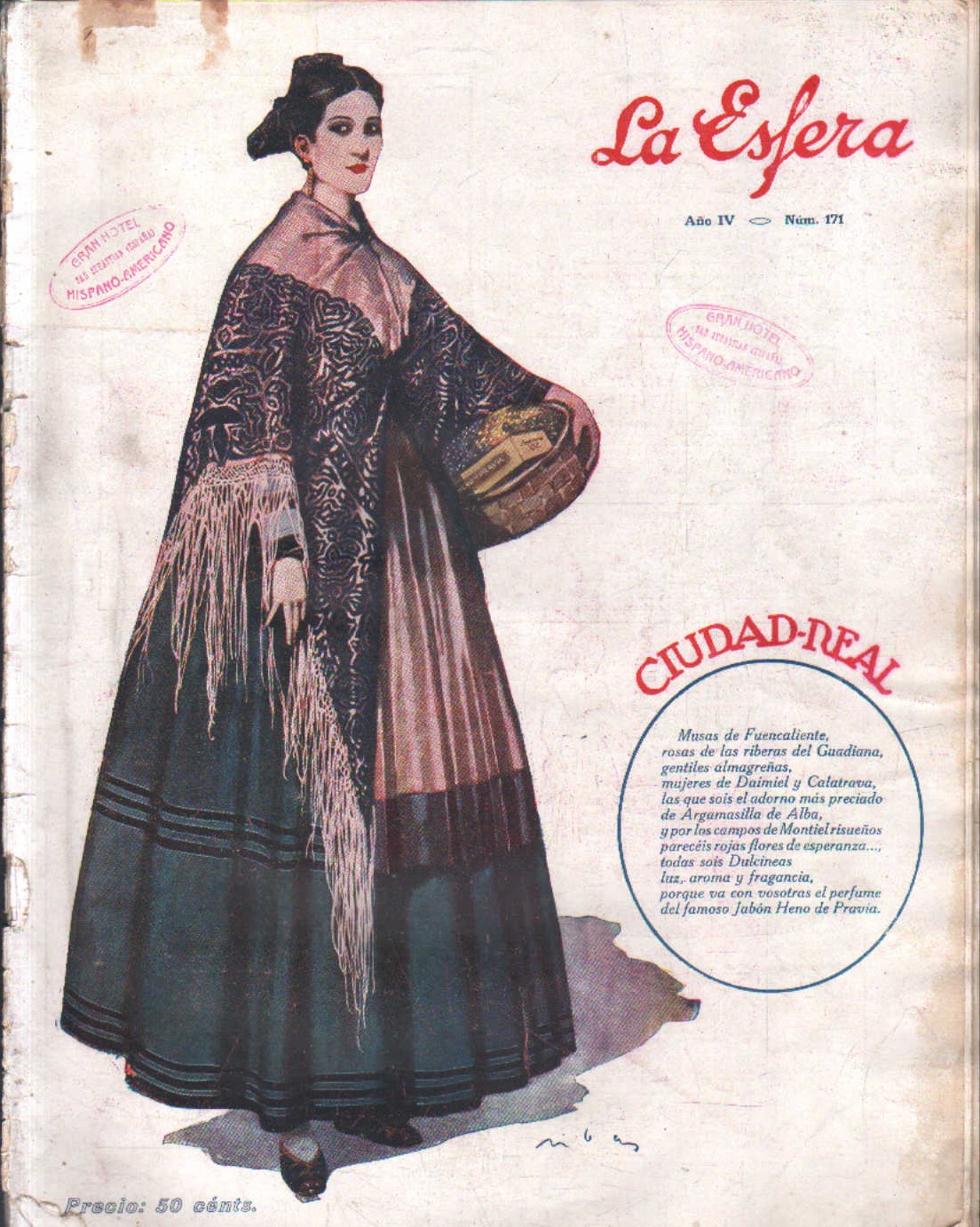 REVISTA ILUSTRADA LA ESFERA AÑO IV NUM. 171: CIUDAD REAL