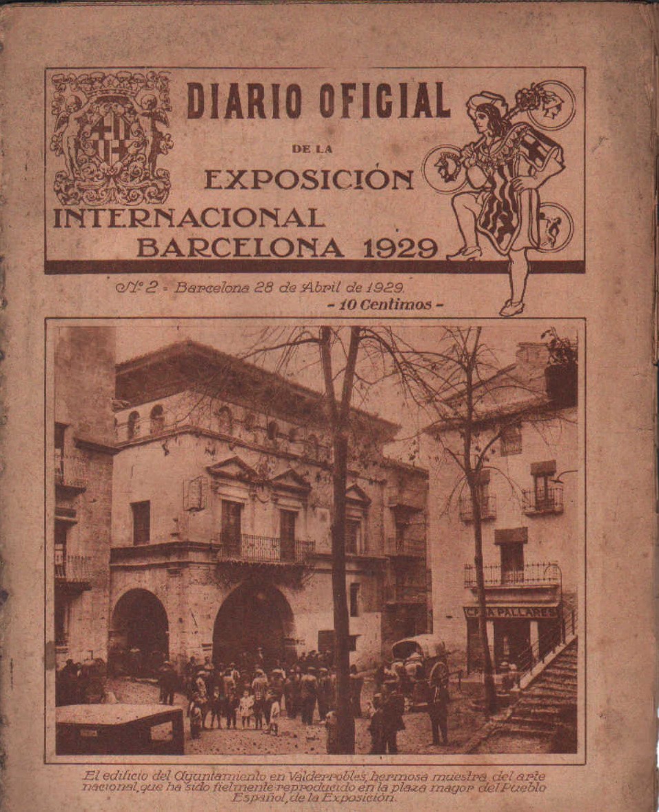 DIARIO OFICIAL DE LA EXPOSICIÓN INTERNACIONAL. BARCELONA 1929. Nº 2
