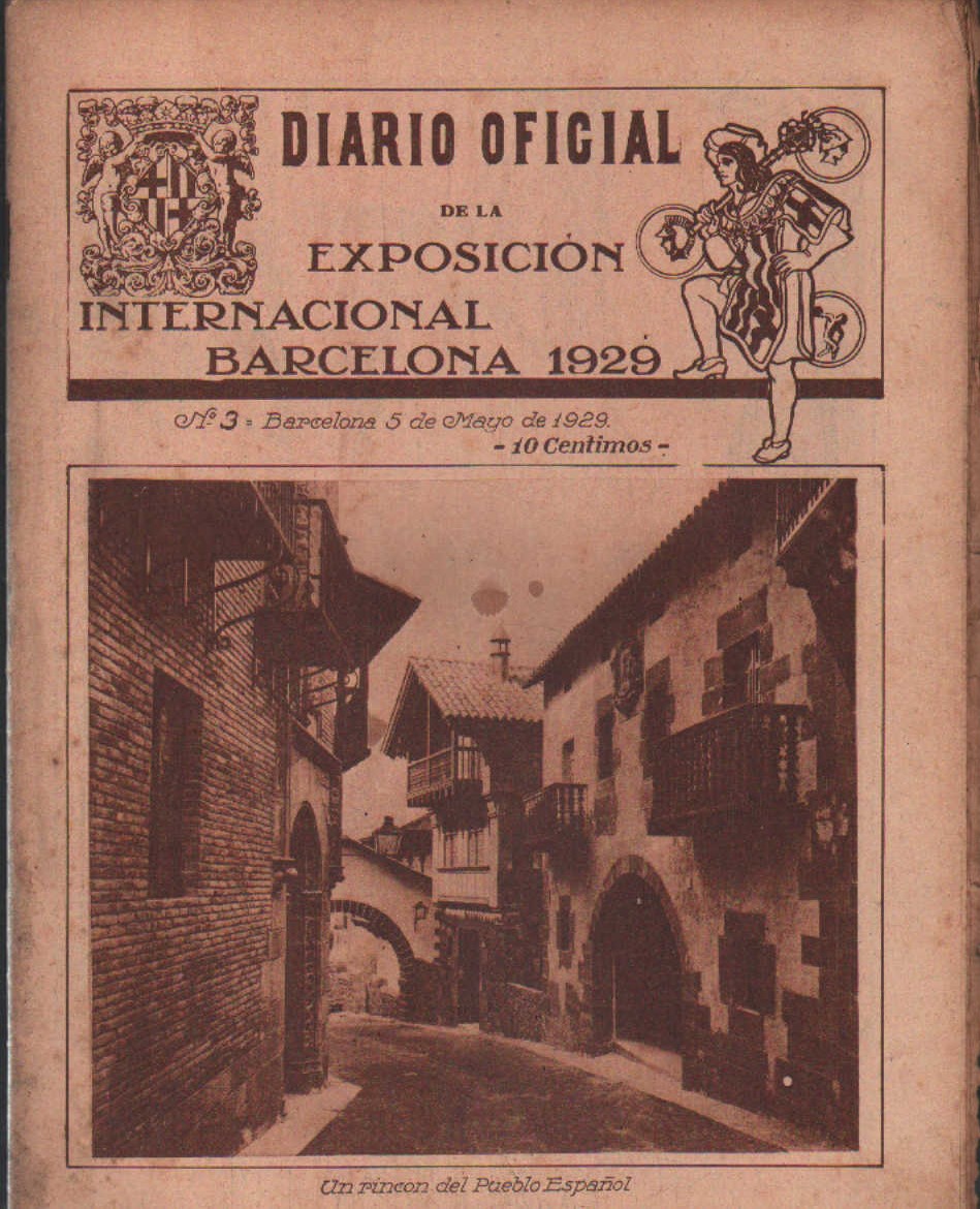 DIARIO OFICIAL DE LA EXPOSICIÓN INTERNACIONAL. BARCELONA 1929. Nº 3